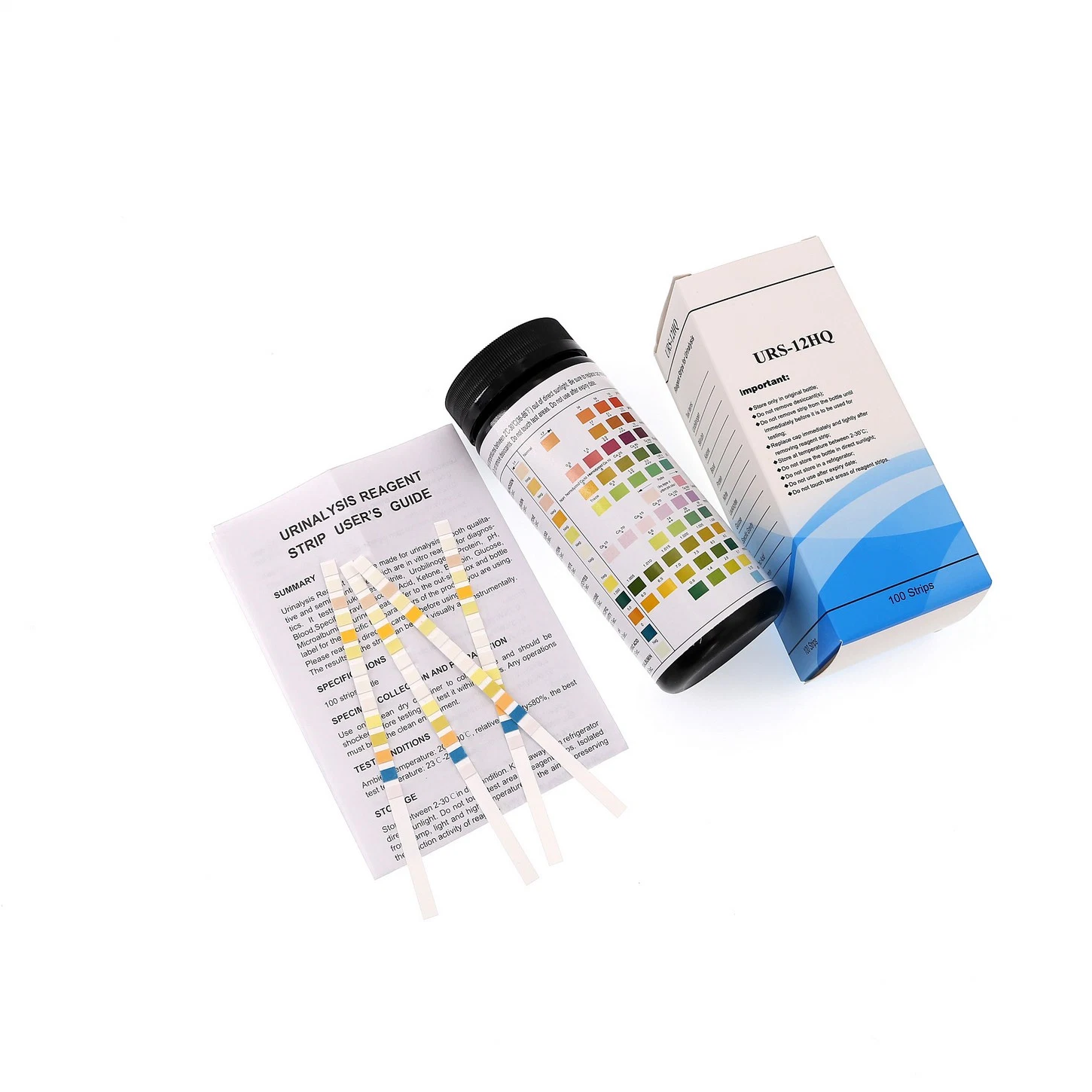 Customized Laboratory Urs 1/ 2/ 3/ 4/ 5/ 6/ 7/ 8/ 9/ 10/ 11/ 12/ 13/ 14 Parameters Rapid Analysis Urine Test Reagent Strip for Urinalysis