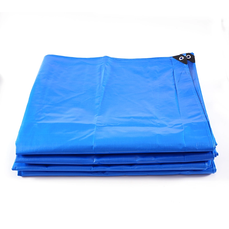 PE Striped Fabric Tarpaulin in Stock Lot for Tent Awnings