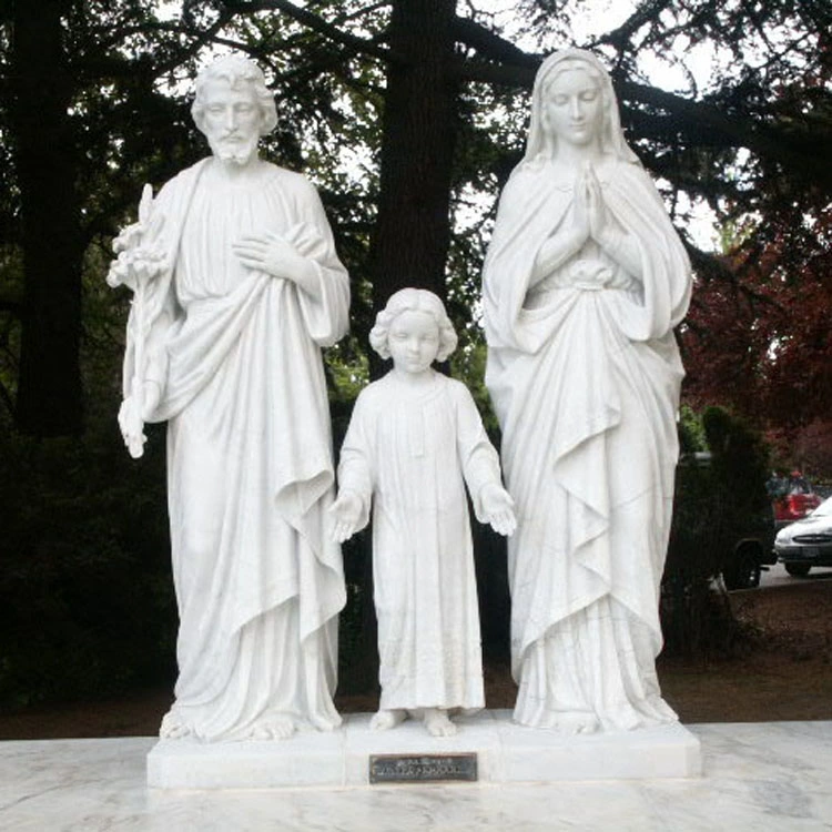 La decoración al aire libre Arte Diseño de tamaño de la vida María estatua la estatua de mármol Precio