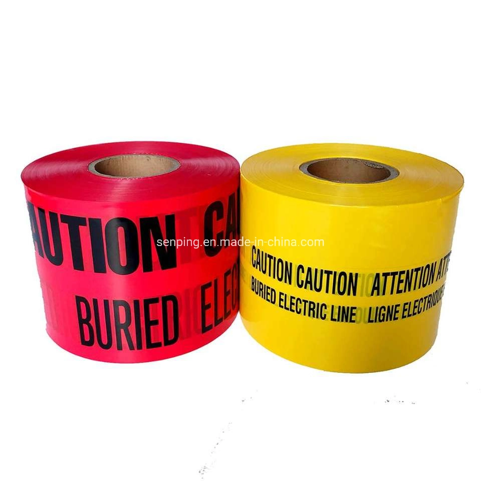 Supply Best Underground Detectable Warning Tape PE Custom Non Detectable Underground Warning Tape Barricade Tape Magnetic Caution Tape