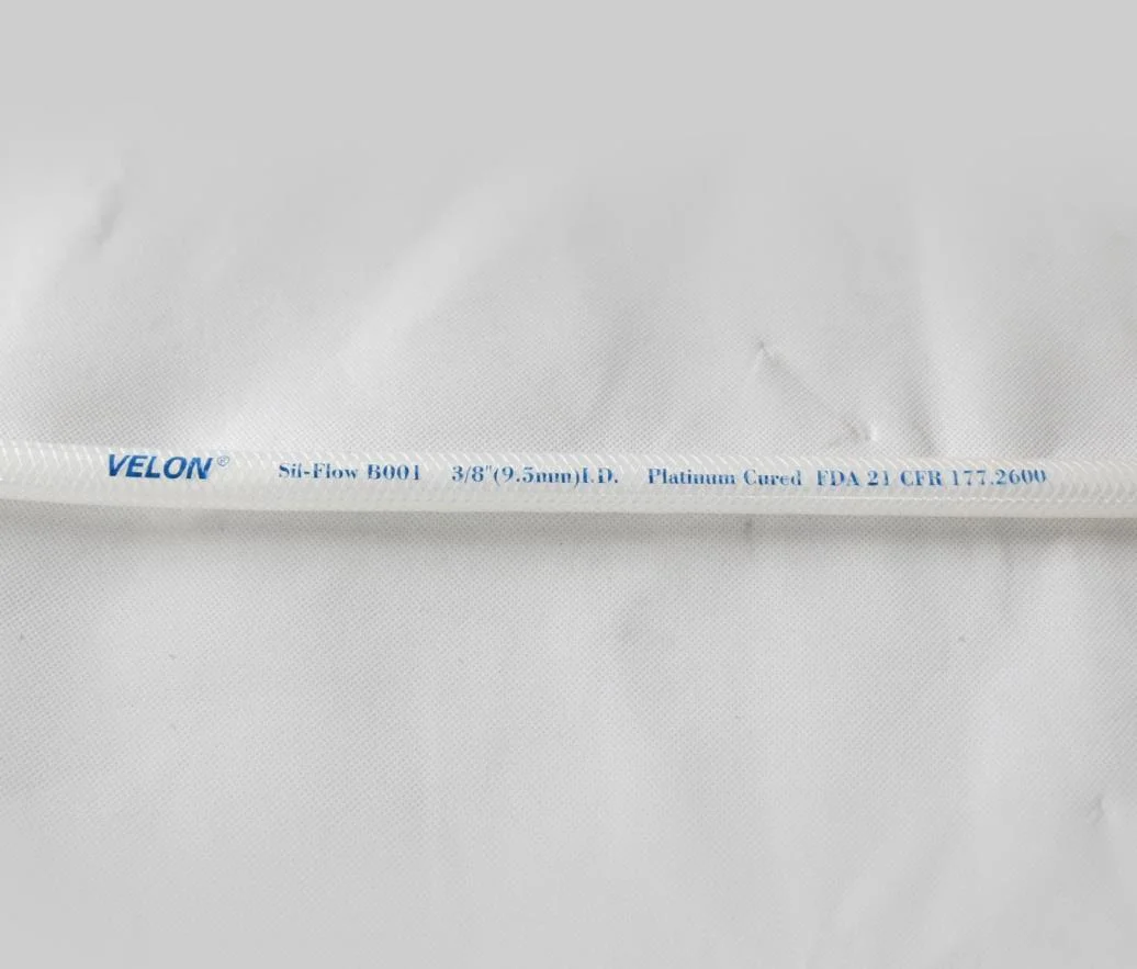 Polyester Fiber Platinum Silicone Hose Food Grade Hose