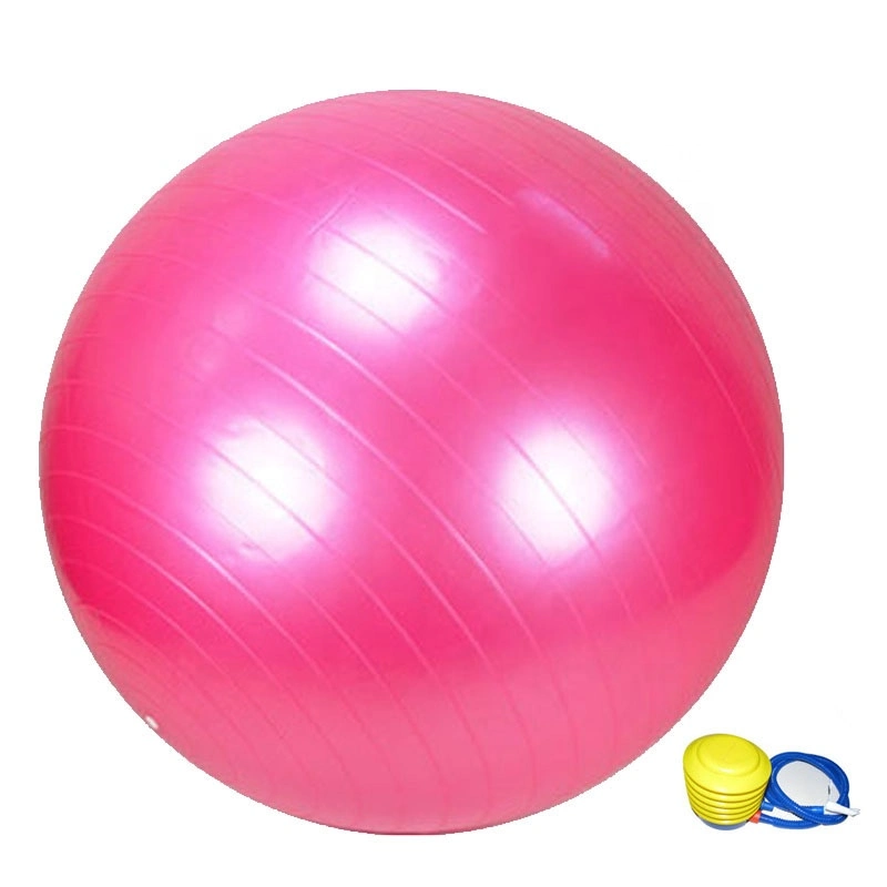 Eco Friendly Customized Color Inflatable PVC Exercise Stability Yoga Balance Ball