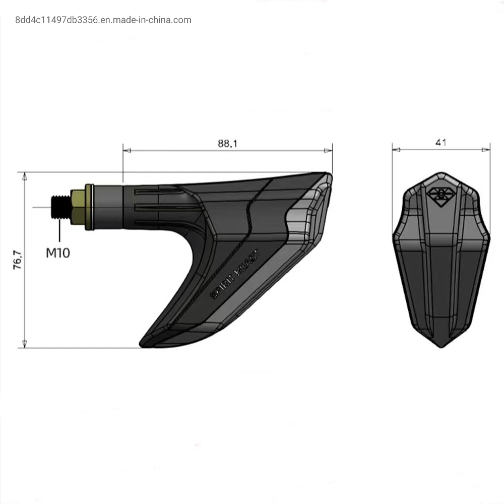 Peças de moto em movimento 12V luz de travagem luz de viragem sujidade a fluir Bicicleta