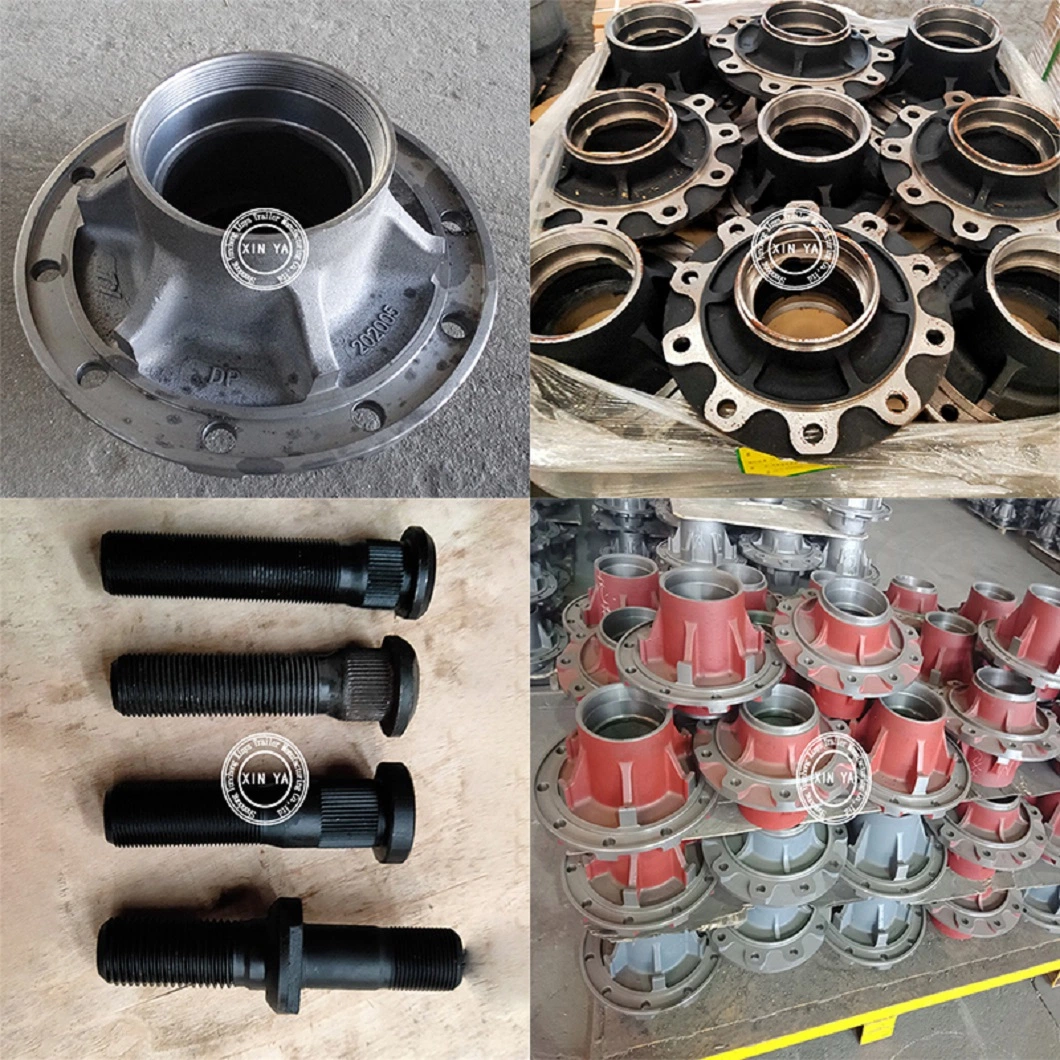 Trailer and Semi Trailer Axle Parts Rear Wheel Hub Outside Small Break Drum Truck Wheel Hub