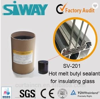 Siway sv-201 бутилкаучука герметик для стеклопакетов первичного уплотнения