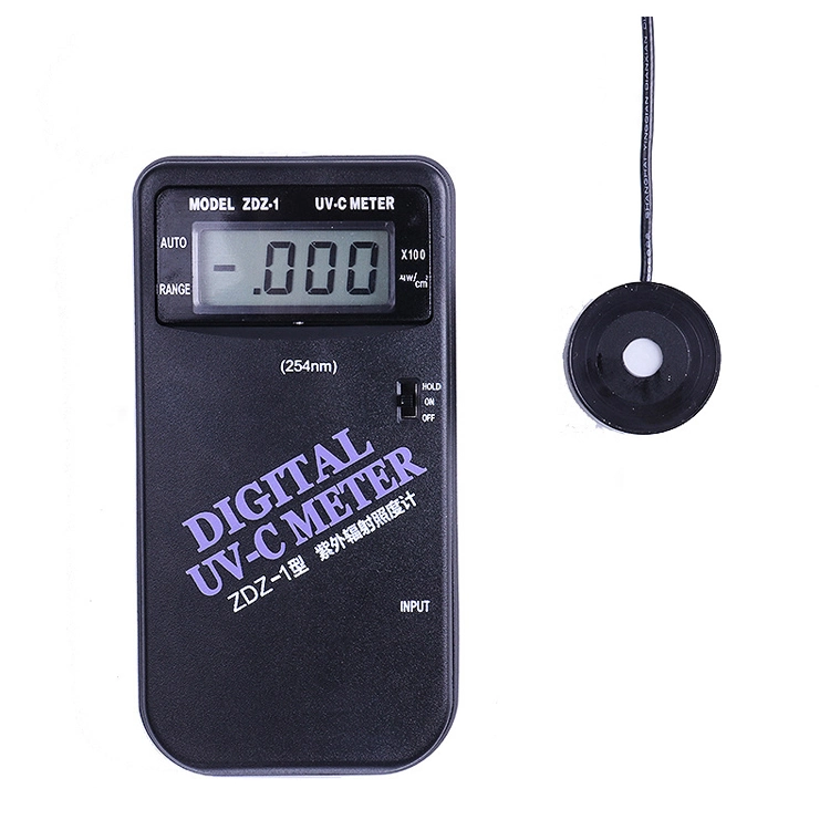 254nm Digtal UV-C Meter 230nm-290nm Digital UV Radiation Intensity Detector