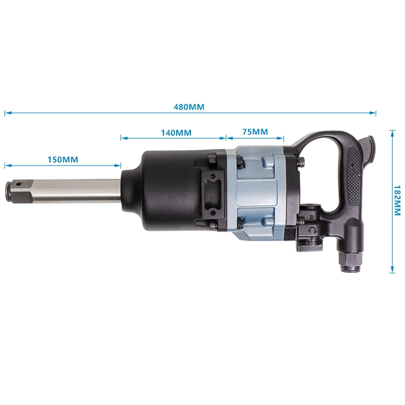 Matériel de fixation pour outils à main de clé à chocs pneumatique sans fil de 1 pouce à 4 200 tr/min