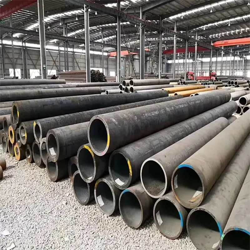 ASTM Q235B A36 Schedule 40 Construction 14 20 24 30 Inch Black Round Tube Reasonable Seamless Carbon Steel Pipe