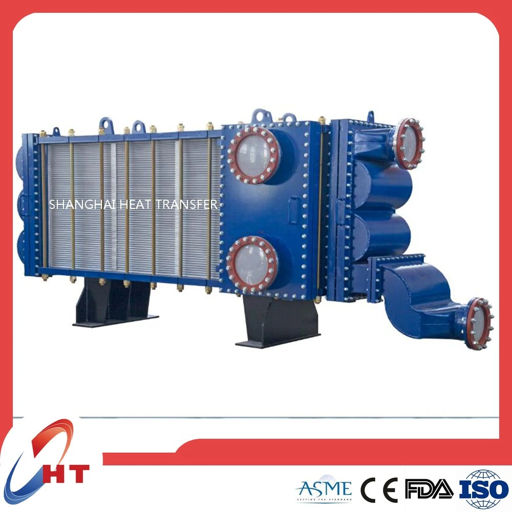 Hot Sale Free Flow Pillow Embossed Wide Gap Plate Heat Exchanger with CE Mark