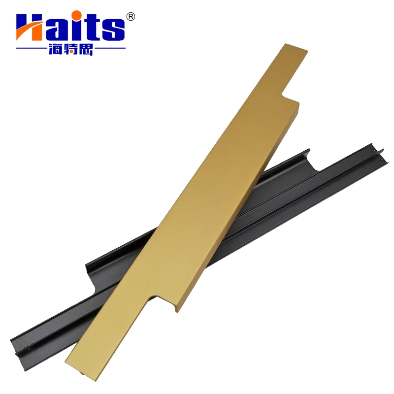 Cabinet Door Handle Invisable Gold Color Furniture Aluminium Handle