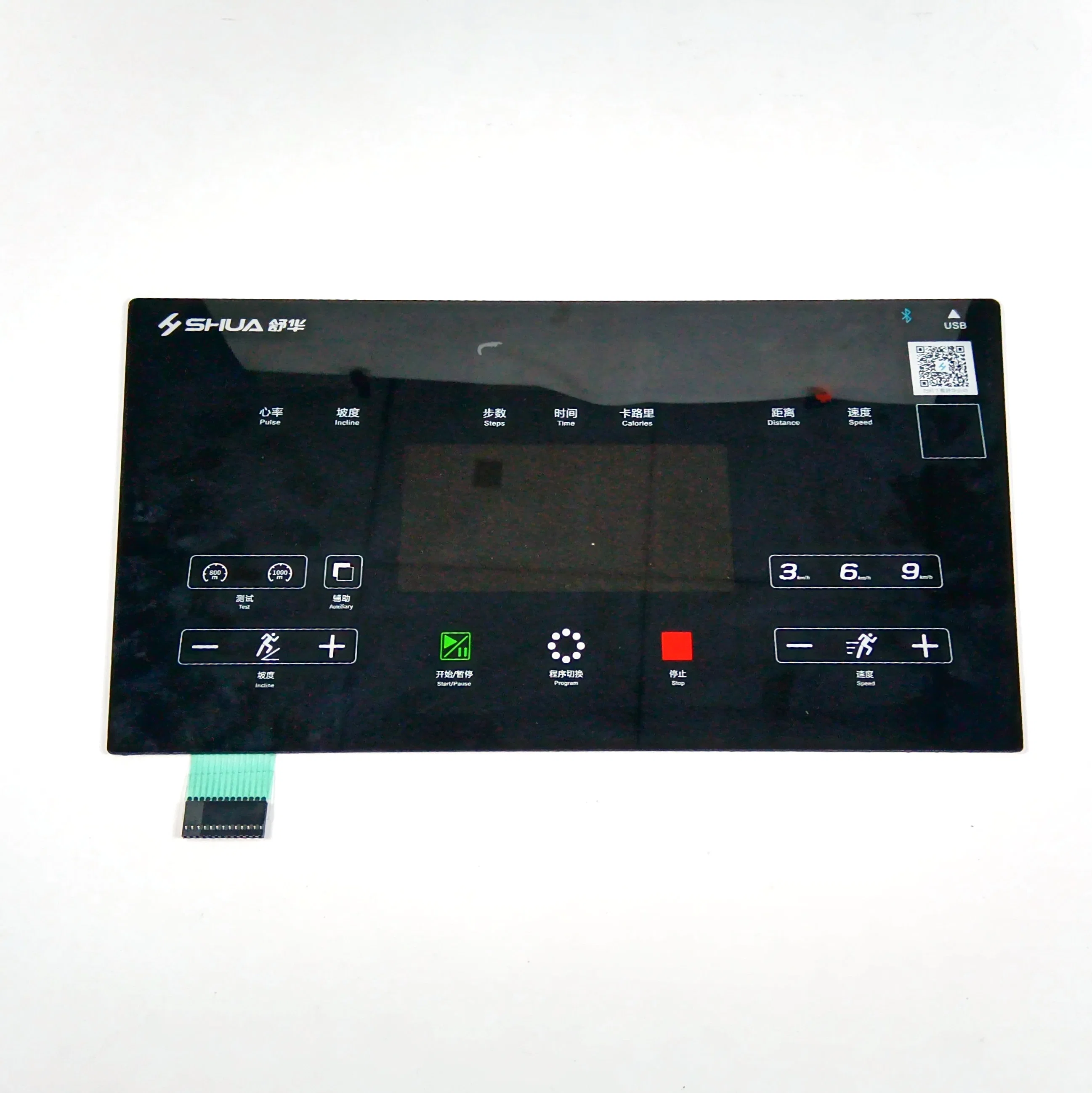 Custom Printing Touch Switch Panel Crystal Acrylic Front Panel Glass Screen for Home Appliance