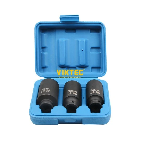 Fast Delivery Hand Tool Viktec CE 1/2"Dr Impact Socket Set 3PCS-Hub Nuts