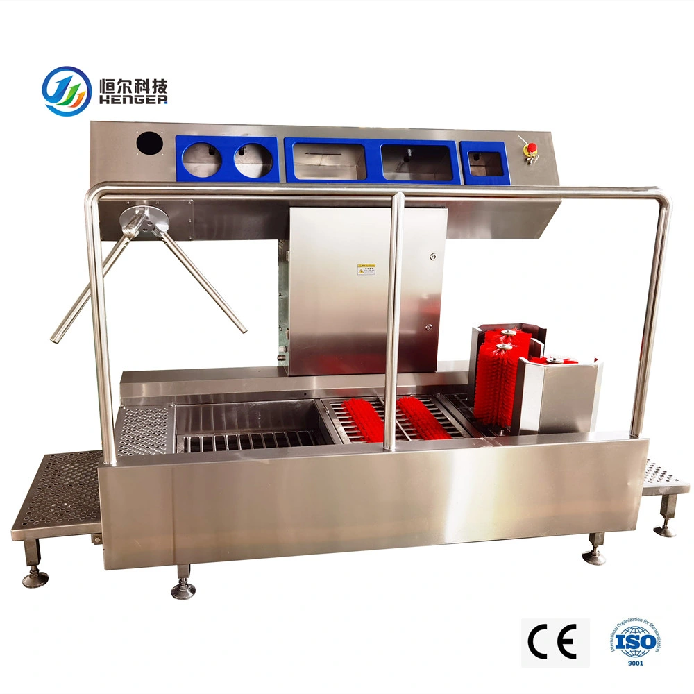 Factory Hygiene Station Hand Disinfection and Shoe Cleaning Machine Boot Washing Machine