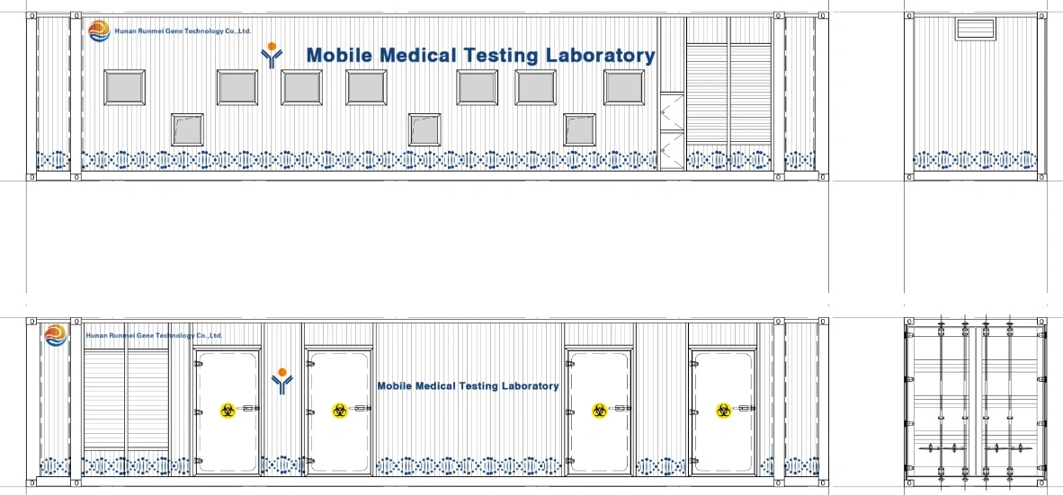 Bsl2 Equipment Laboratory, Laboratory Container Medical Laboratory Equipment to Help Fight The Virus