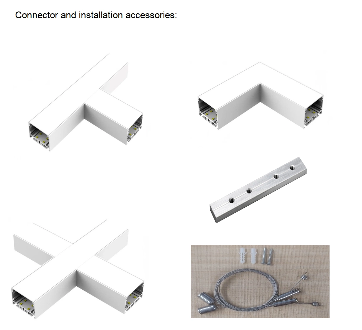 40W 4000lm CE SAA Aluminium starren Streifen LED Büro Anhänger Lineares Licht