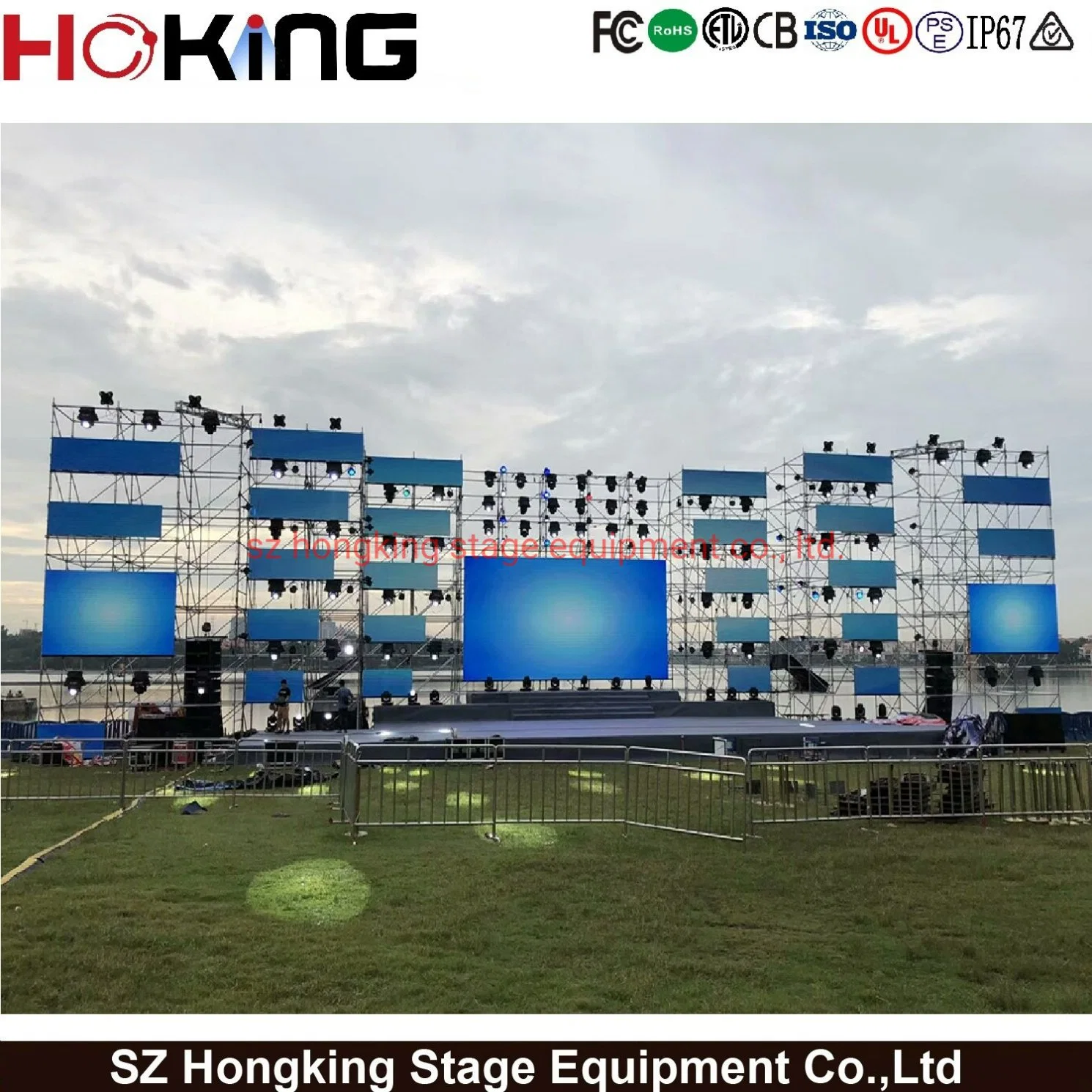 P6 Outdoor Rental LED Display 576X576 Panel