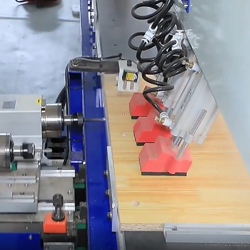 ZICAR horizontal multi spindle cnc automatic wood boring side hole drilling machine