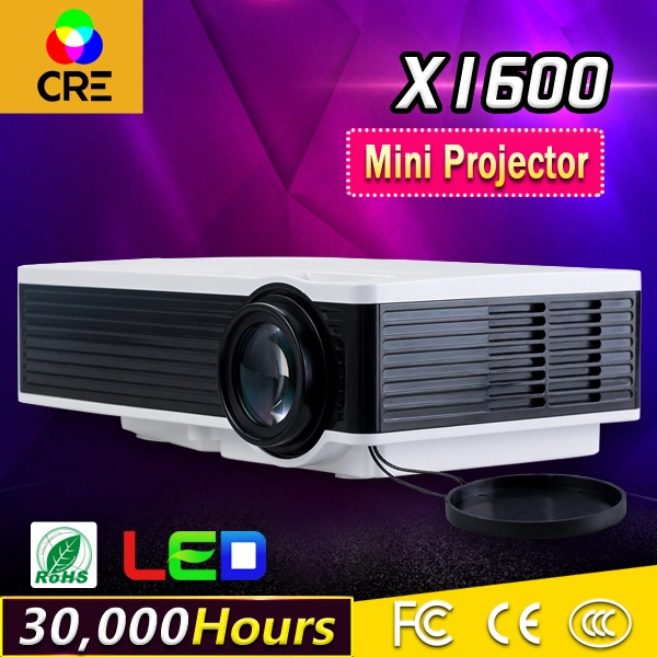 Us$53 Mini LED LCD Cheap Video Projector with TF Card USB HDMI