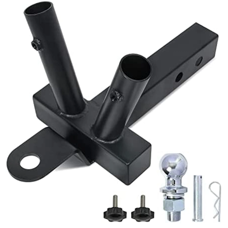 Jh-Mech Dual Flagpole Holder Truck Alloy Steel Flag Pole Mount