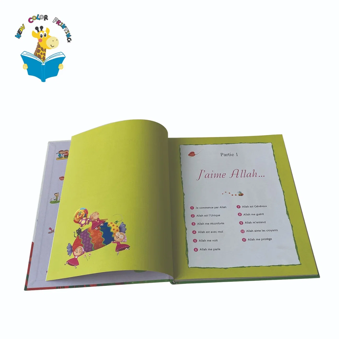 High quality/High cost performance  Children Case Bound Book with Head Band