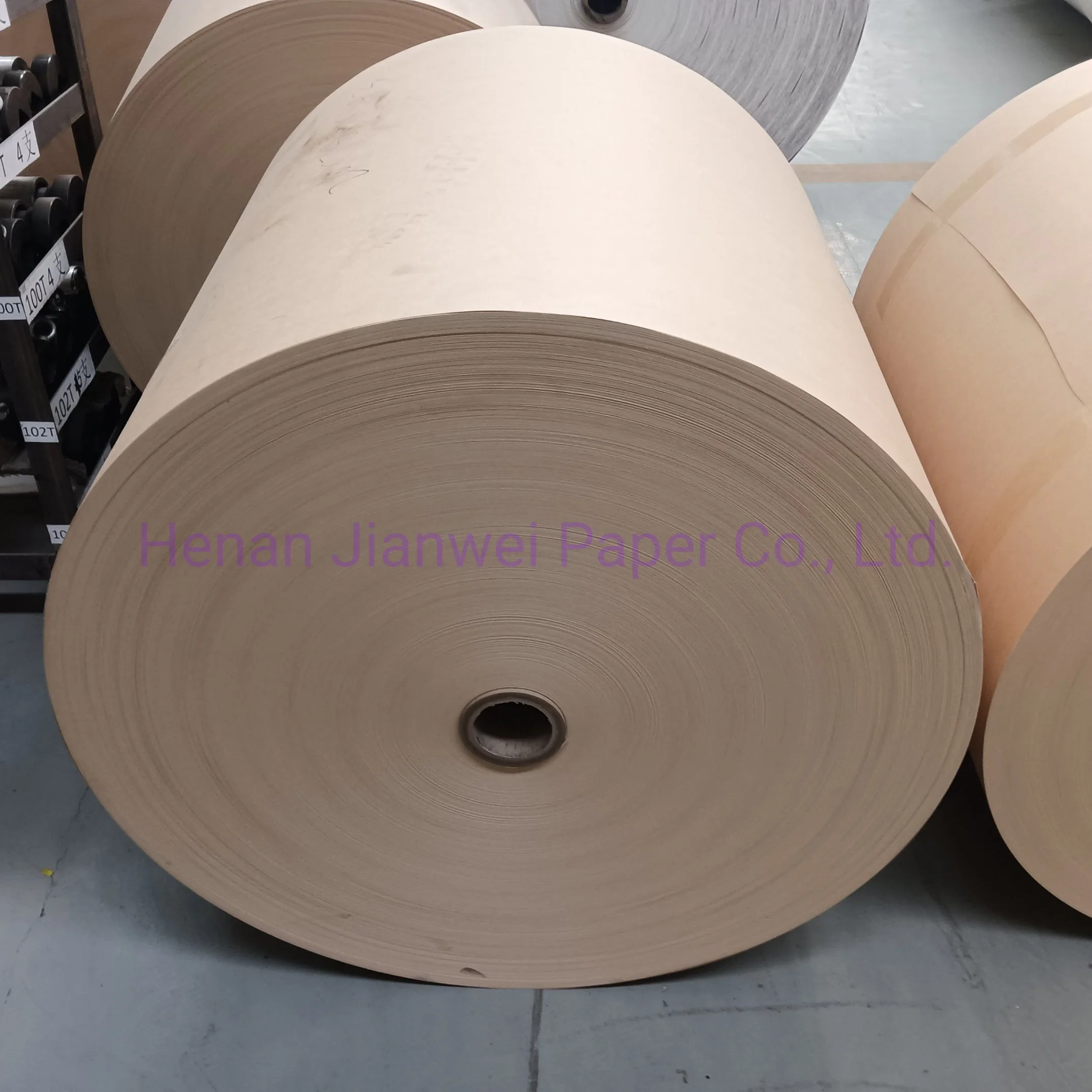 160gsm-400GSM embarcações naturais / Brown Rolo de papel para Papel Material da câmara