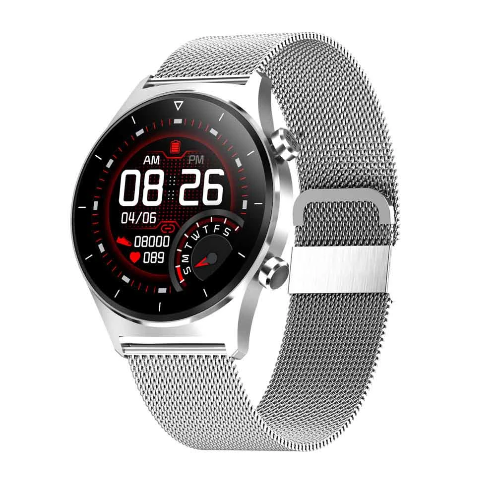 E13 plein écran tactile Smart Watch Imperméable IP68 de la pression artérielle Smartwatch