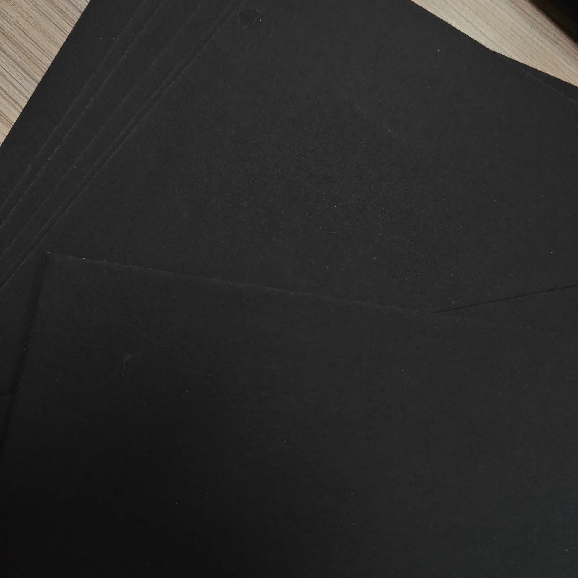 Recycled Offset 180GSM Uncoated Black Paper 120GSM Stationary Black Packing Paper