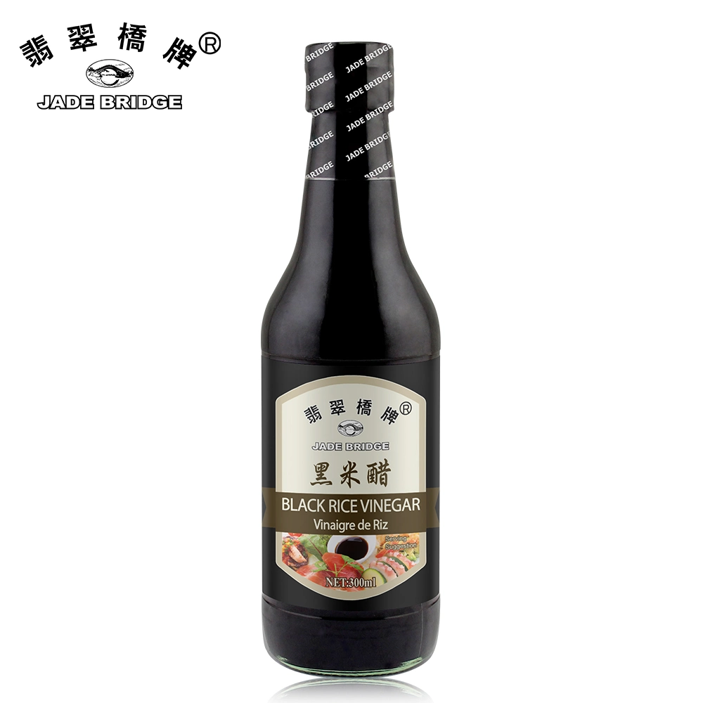 200 Ml OEM Factory Price Jade Bridge Black Rice Vinegar for Supermarkets