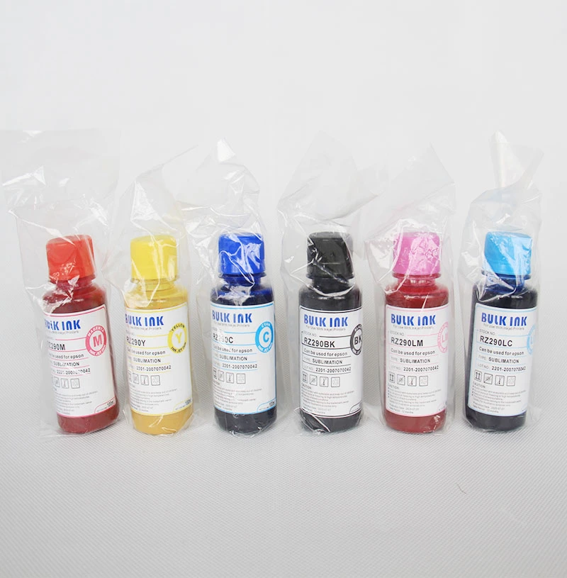 6 Colors Inkjet Sublimation Ink for Desktop Printer