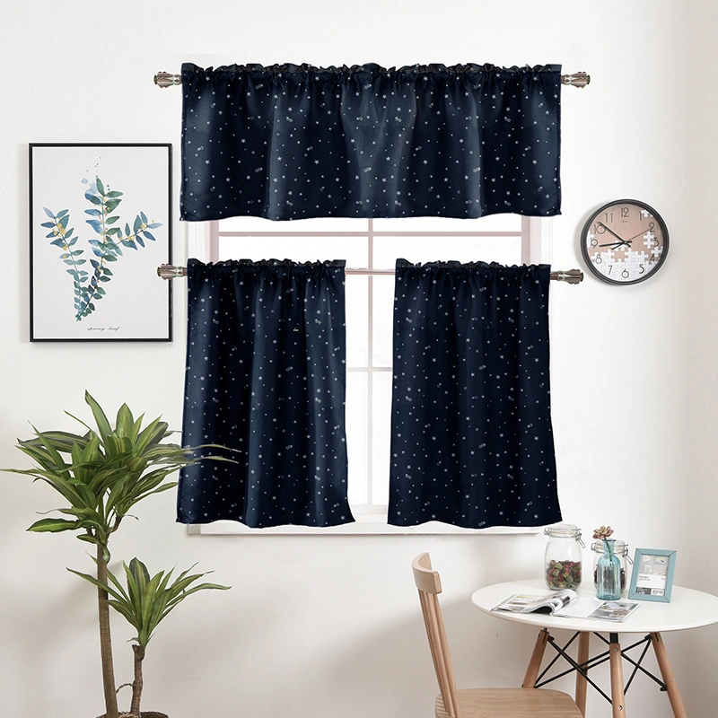 American Pastoral Style Polyester Fiber Lace Curtain Fabric