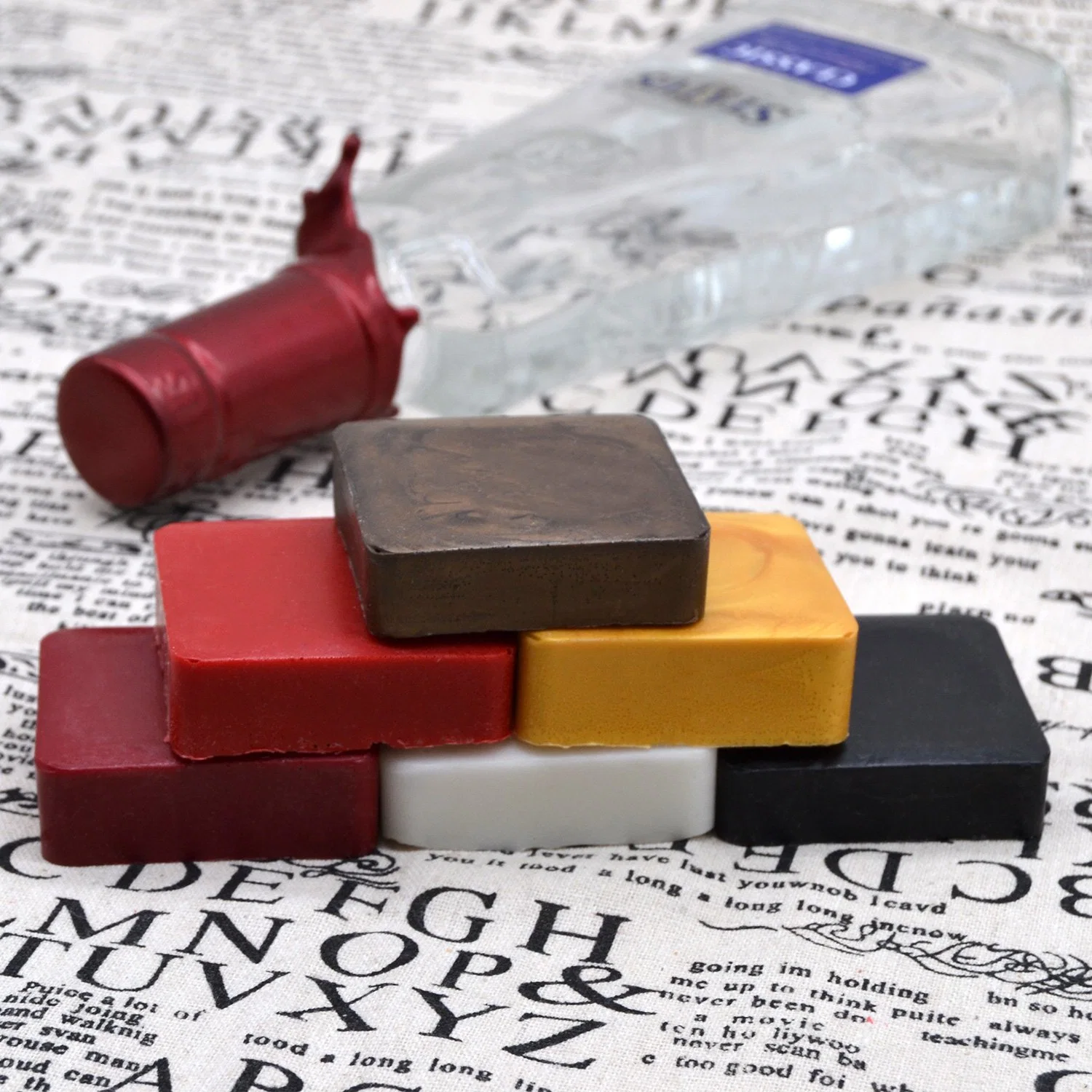 Various Color Hand Dipping Wine Bottle Sealing Wax Blocks