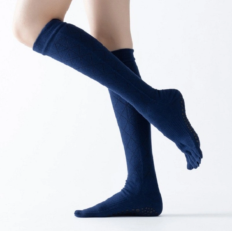 Mayorista/Proveedor de la mujer Unisex Bci antideslizante de algodón de alta en la rodilla calcetines mujer
