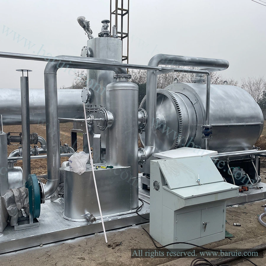 Hot Selling Recycling Machines Small Scale Pyrolysis for Waste Recovery