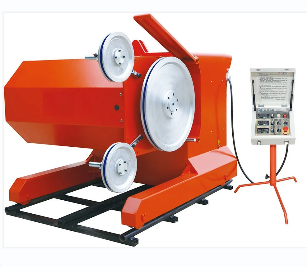 Машины для резки проволочной резки гранитом для карьерного карьерного алмазного карьерного карьера Пила для резки камня машина для резки камня