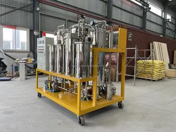 Separate Gas and Water Waste Oil Recycling Vacuum Oil Purifier System