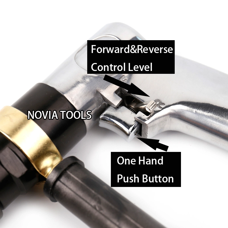 1/2&prime; Reversible One-Hand Operation Pneumatic Drill