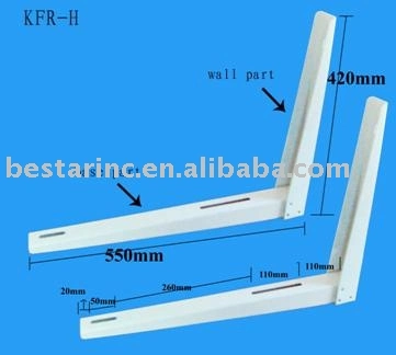 Aço com pintura electrostática a pó Suporte galvanizado para o ar condicionado