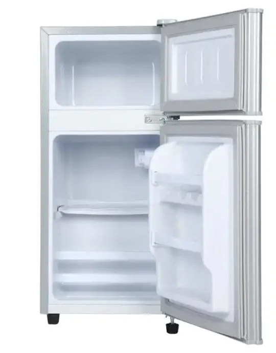 86L refrigerador de doble puerta con gas y congelador combinado y. Nevera