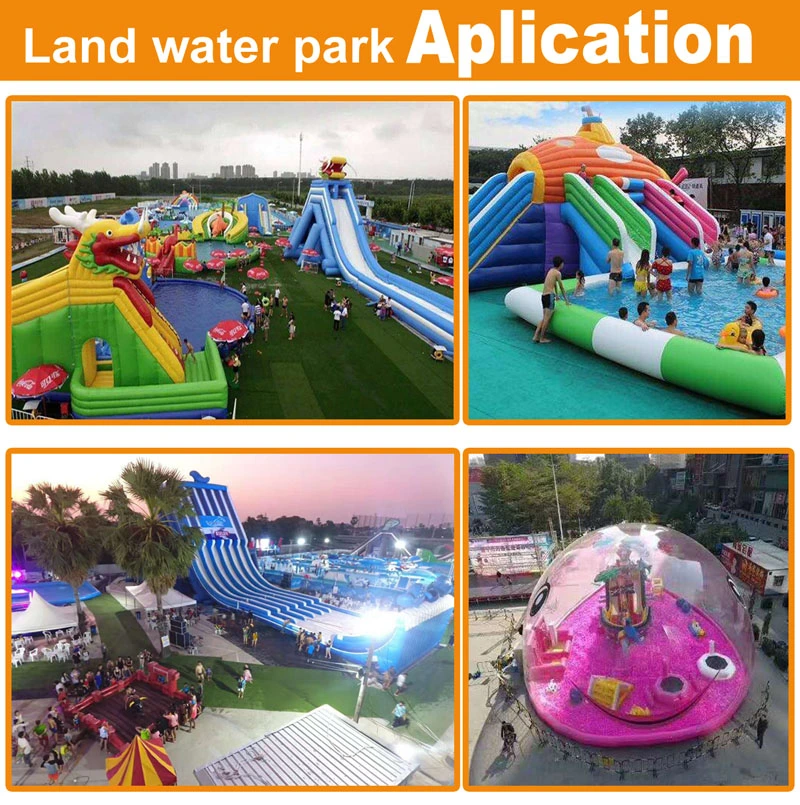 Gragon style Inflatable Removable Water Park Game