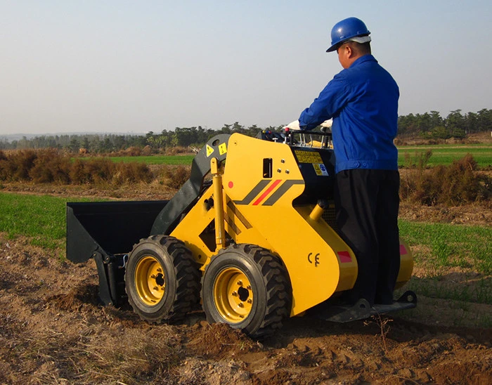 Hq550 Mini Track Skid Steer Loader with 50 HP Kubota Diesel Engine for Sale