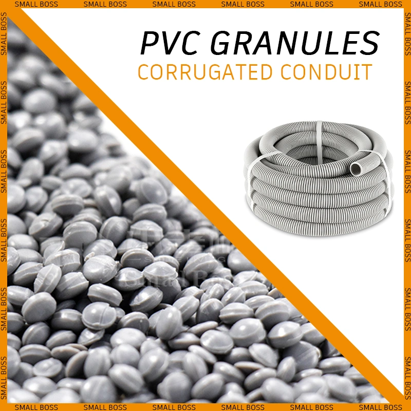 Extrusion Soft PVC Granules Compound Anti-UV Plastic Pellets for Hose Corrugated Conduit