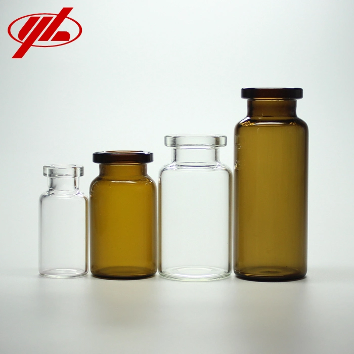 2ml 3ml 5ml 7ml 10ml 30ml 50ml 100ml Tubular or Moulded Small Glass Bottle Vial for Medical Injection or Cosmetic