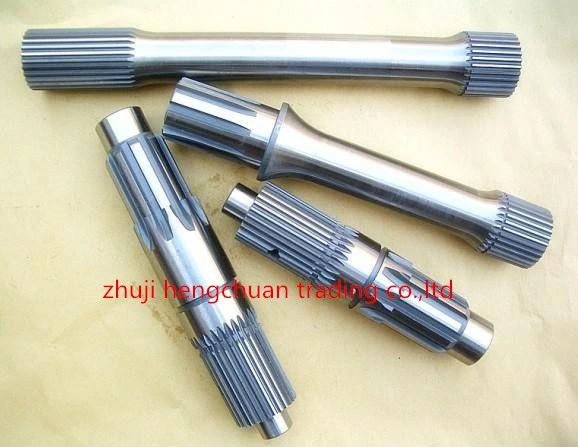 Finish Machining Shaft Conveyor Roller Idler Parts