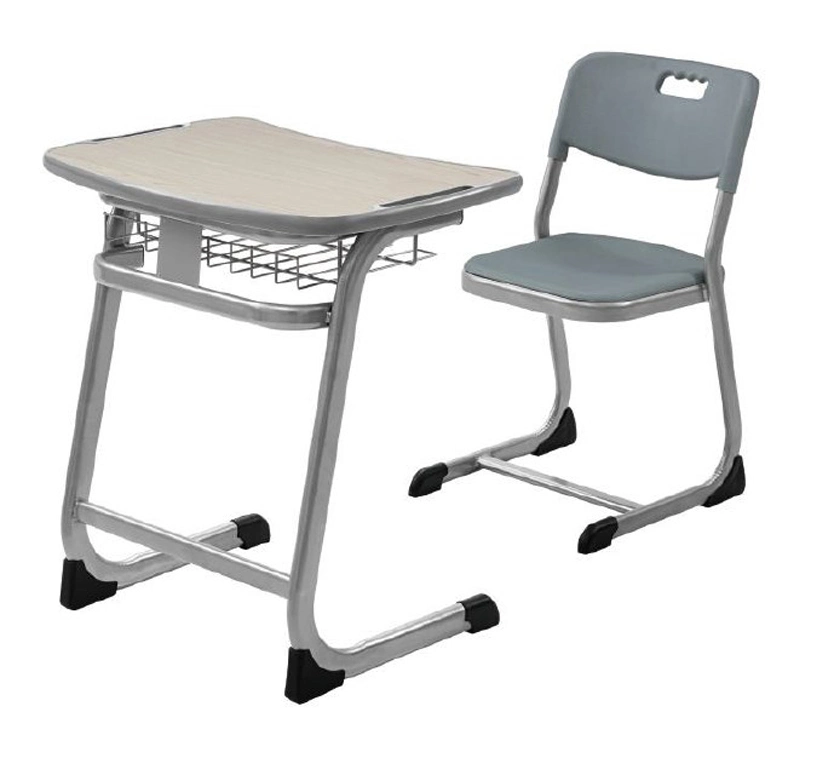 Single Student Desk Chair für Schule Klassenzimmer Möbel
