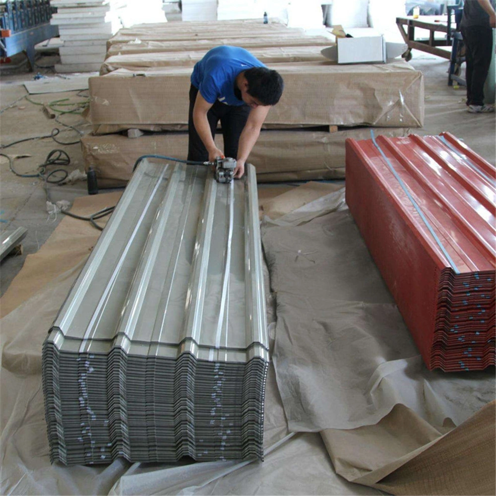 Color Coated Roofing Sheet Gi Steel Tile Plate Hot Sale in Africa Gi