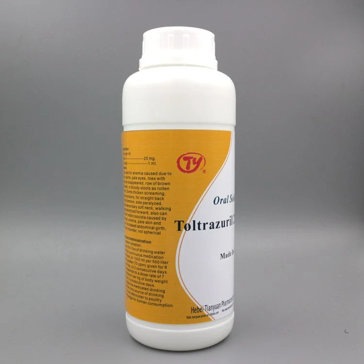 Animal Drugtoltrazuril Oral Solution 2.5% 5% Veterinary for Cattle, Horse, Sheep, Pig, Camel