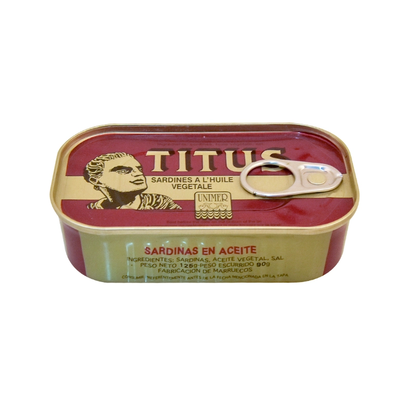 Wholesale/Supplier Canned Fish Canned Sardines Tinned Fish Best Sardine 125g*50 In100% Oil