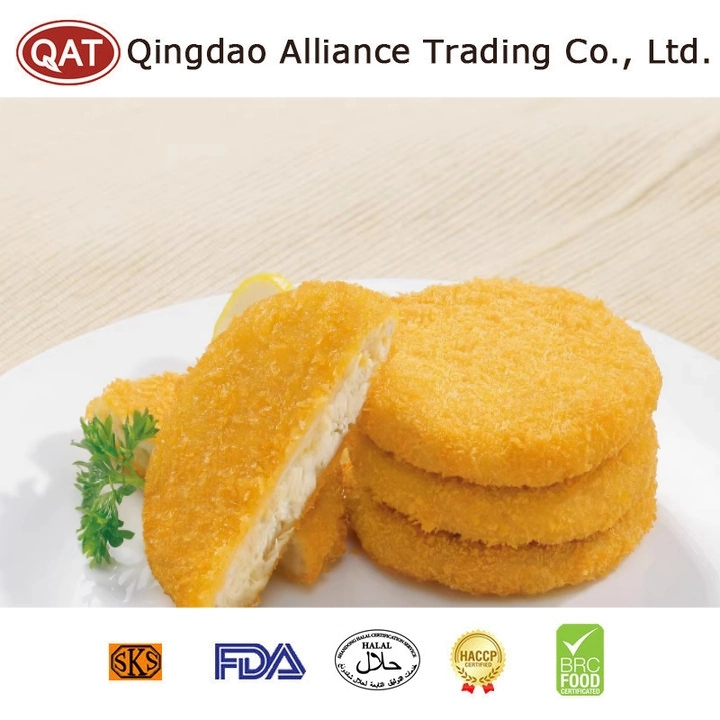 Wholesale/Supplier Price with Halal Quick Fried Yummy Taste Breaded Chicken Patties