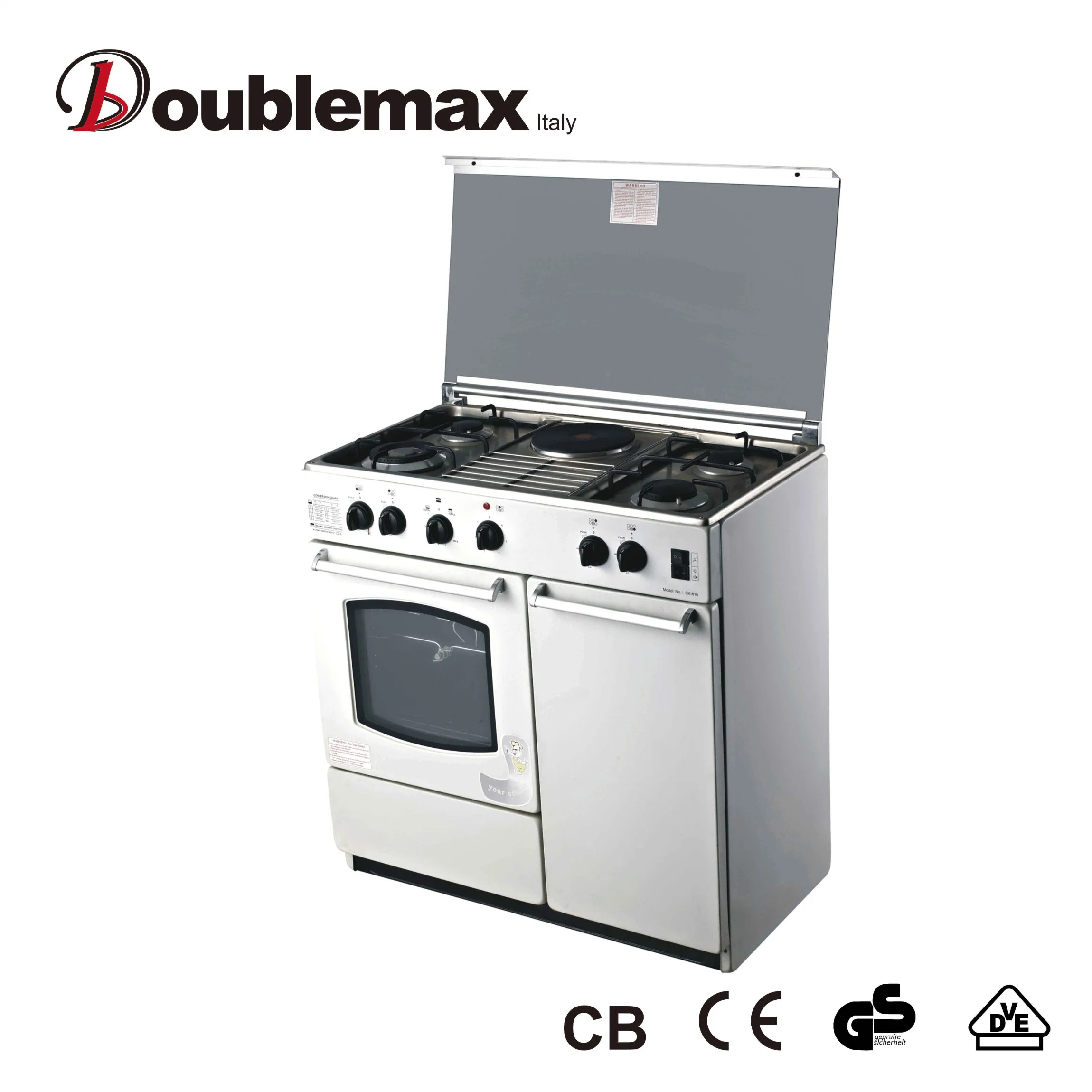 Gas Cooker Stove Hot Sale 900 Series 4-Burner Gas Stove and Oven