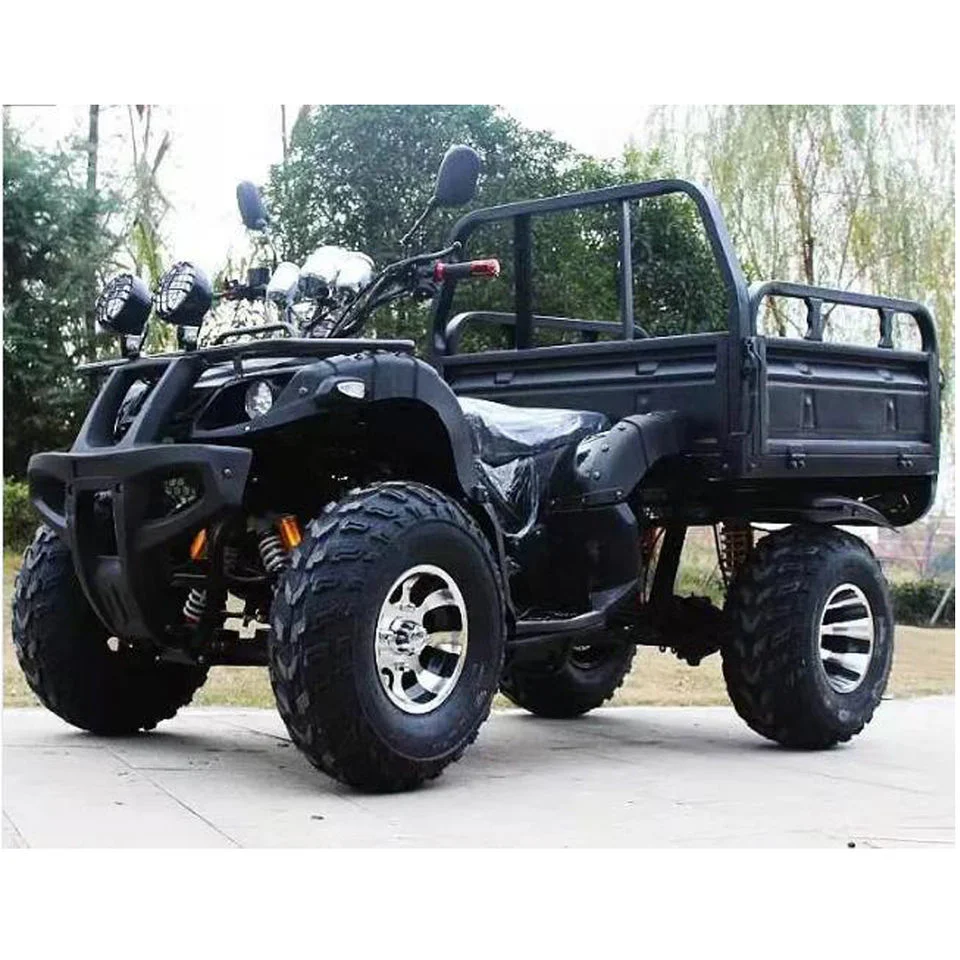 off Road Cuatrimoto Foff-Road UTV Farm Motor 4 Wheeler Quad Moto Bike Cargo Farm ATV with Trailer